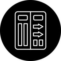 Emergency Exit Vector Icon Style