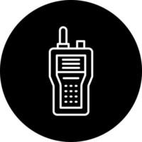 Walkie Talkie Vector Icon Style