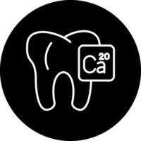 Tooth Nutrition Vector Icon Style