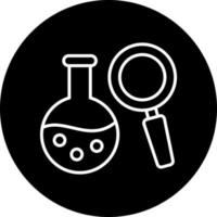 investigación vector icono estilo