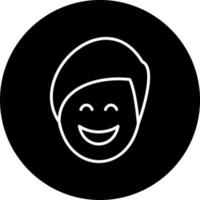 Smiling Man Vector Icon Style