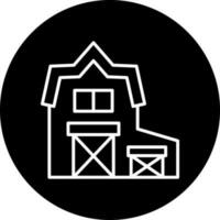 Barn Vector Icon Style