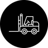 Forklift Vector Icon Style