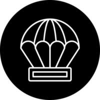Parachute Vector Icon Style