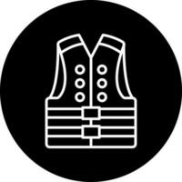 Life Jacket Vector Icon Style