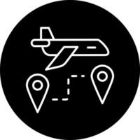 Flight Directions Vector Icon Style