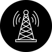 Signal Tower Vector Icon Style