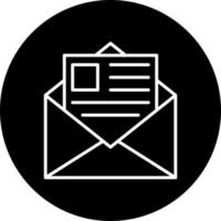 Newsletter Vector Icon Style