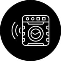 Washing Machine Vector Icon Style