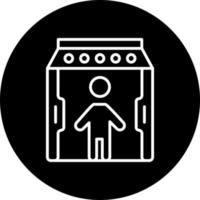 Metal Detector Vector Icon Style