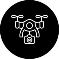 Drone Camera Vector Icon Style