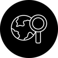 Global Search Vector Icon Style