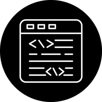 Website Coding Vector Icon Style