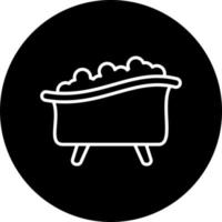 Bathtub Vector Icon Style