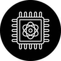 Quantum Computing Vector Icon Style