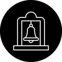 Bell Tower Vector Icon Style
