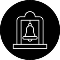 Bell Tower Vector Icon Style