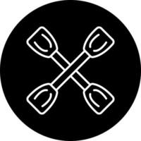 Paddles Vector Icon Style