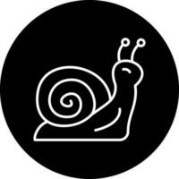 caracol vector icono estilo