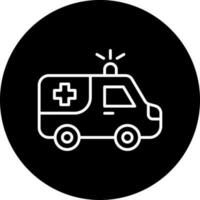 Ambulance Vector Icon Style