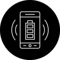 Wireless Charging Vector Icon Style