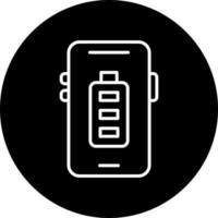 Mobile Battery Vector Icon Style