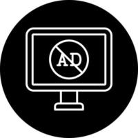 AD Blocker Vector Icon Style