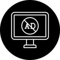 AD Blocker Vector Icon Style