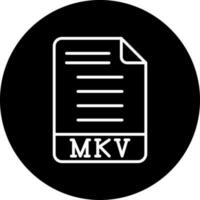 mkv vector icono estilo