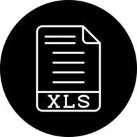 xls vector icono estilo