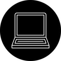 Laptop Vector Icon Style