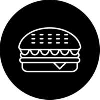 hamburguesa vector icono estilo