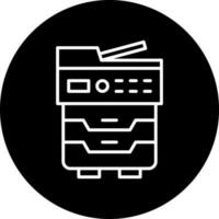 Copy Machine Vector Icon Style