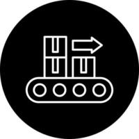 Conveyor Belt Vector Icon Style