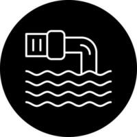 Waste Water Vector Icon Style
