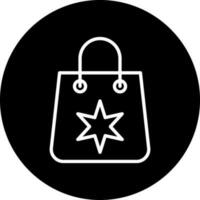 Shopping Bags Vector Icon Style