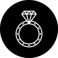 Wedding Ring Vector Icon Style