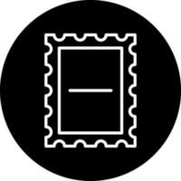 Post Stamp Vector Icon Style