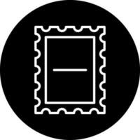 Post Stamp Vector Icon Style