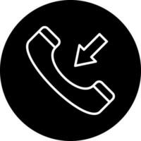 Incoming Call Vector Icon Style