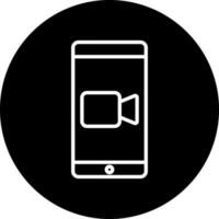 Video Call Vector Icon Style