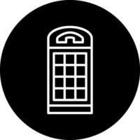 Phone Booth Vector Icon Style