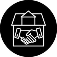 House Deal Vector Icon Style