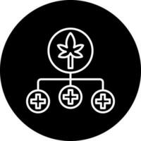 Cbd Benefits Vector Icon Style