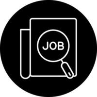 Job search Vector Icon Style