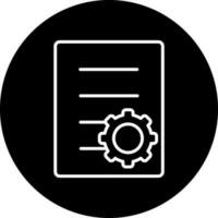 Documents Management Vector Icon Style