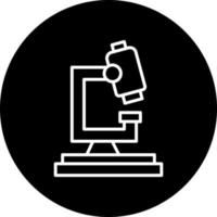 Microscope Vector Icon Style