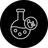 en vitro fertilización vector icono estilo