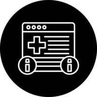 Health Information Vector Icon Style