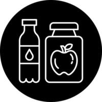 Functional Food Beverage Vector Icon Style